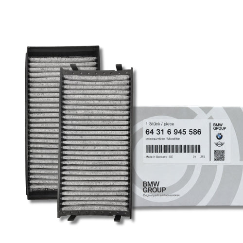 BMW AC Filter 64316945586  (1 Set) For Fitment BMW X5 E70 X6 E71/E72