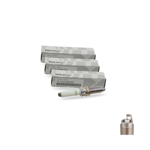 BMW Spark Plug 12 12 0 040 551 ( 12120040551 ) 12 12 0 041 666 Genuine 1 Pcs For BMW B46 – 2.0L Turbo, B48 – 2.0L Turbo , B58 – 3.0L Turbo