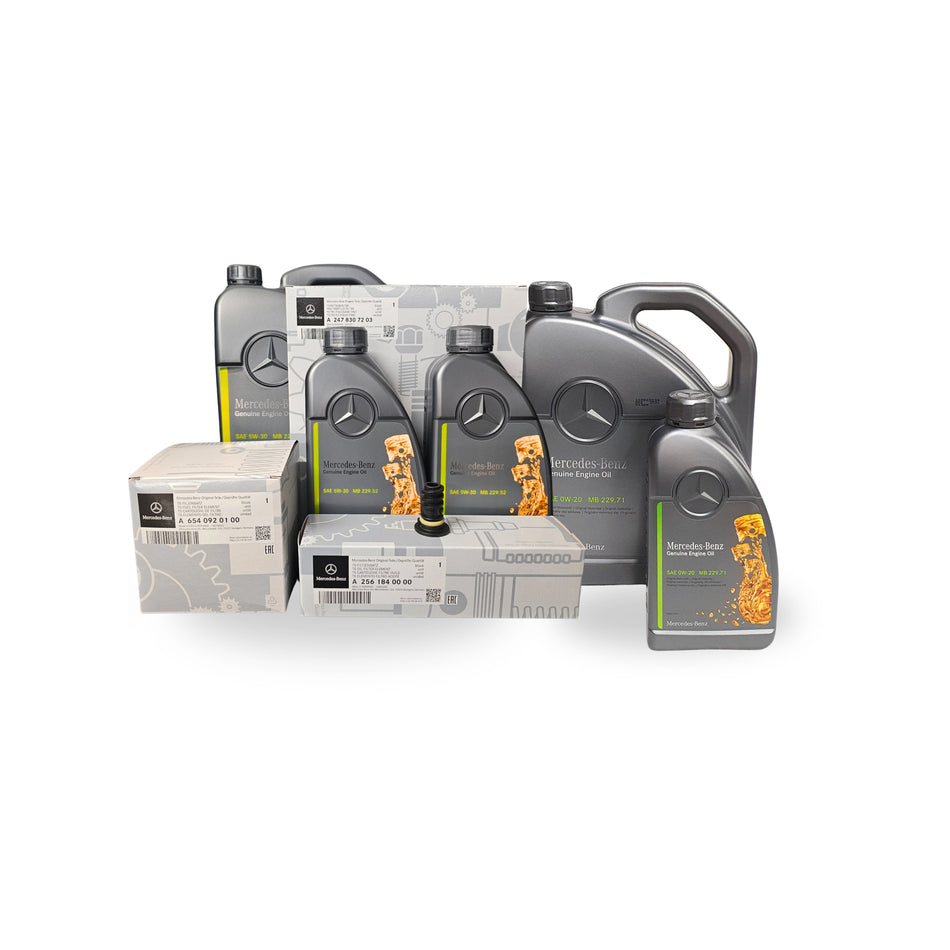 Mercedes Benz Engine Oil , Air Filter, AC FIlter , Oil Filter Combo Package